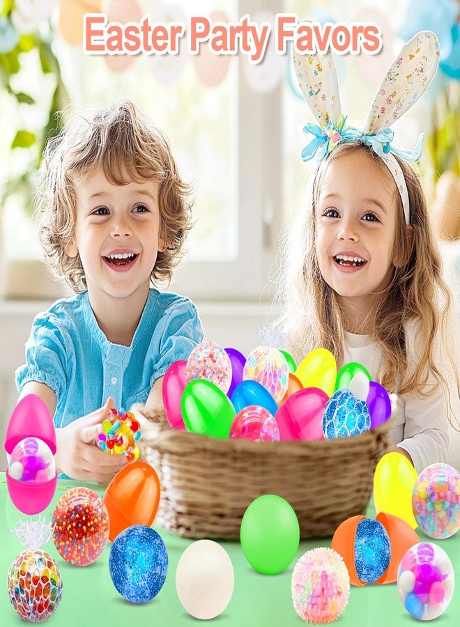 AMENON 12 Pack 3.5" Prefilled Easter Eggs with Squishy Toys,12 Styles Stress Balls for Kids Boys Girls,Stress Relief Squeeze Fidget Toys for Easter Basket Essential Stuffers,Hunt Party Favors Gifts - Image 5